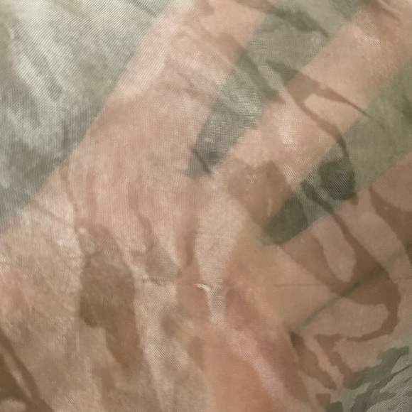 Silk and viscose blend green lagenlook bohemian cottagecore fairycore blouse - Picture 5 of 8